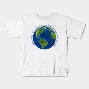 save the planet Kids T-Shirt